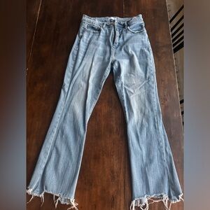 LOFT high rise ankle jean